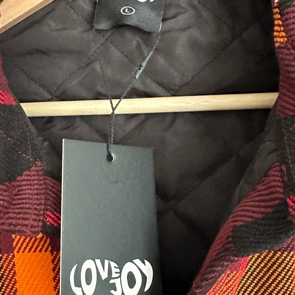 Official LOVEJOY MERCH, size unisex large, quilted jacket. Brand new!